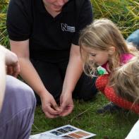 Victoria demonstrating the Earthworm Watch survey